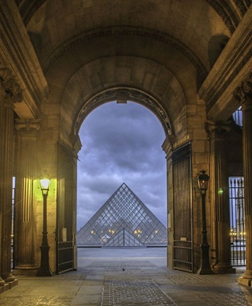 The Louvre Museum Entrance
